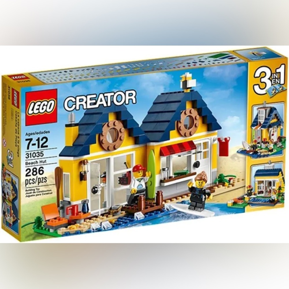 Retired Set! LEGO Creator Beach Hut Set #31035